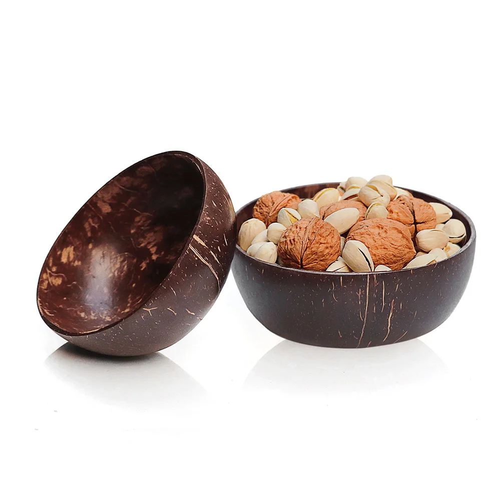 Миска для сушеных фруктов устойчивая к поломкам Кокосовая Скорлупа домашний