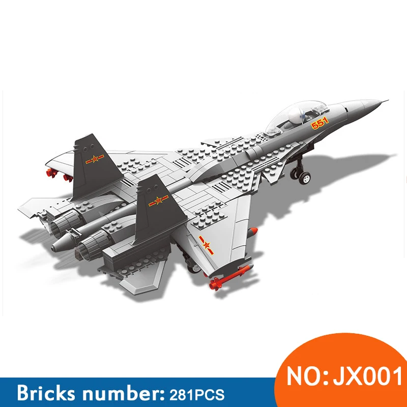 Конструкторы игрушка техника боец Jx001 модели наборы городской самолет 1058 3D