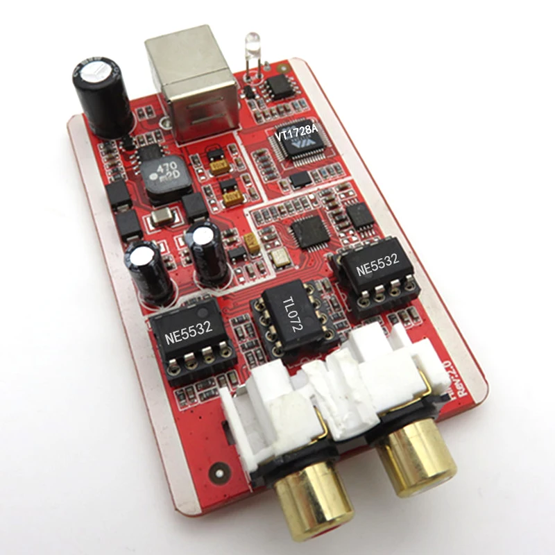 Lusya Hi Fi USB внешняя звуковая карта ES9018K2M DAC аудио декодер NE5532 + TL072 op усилители