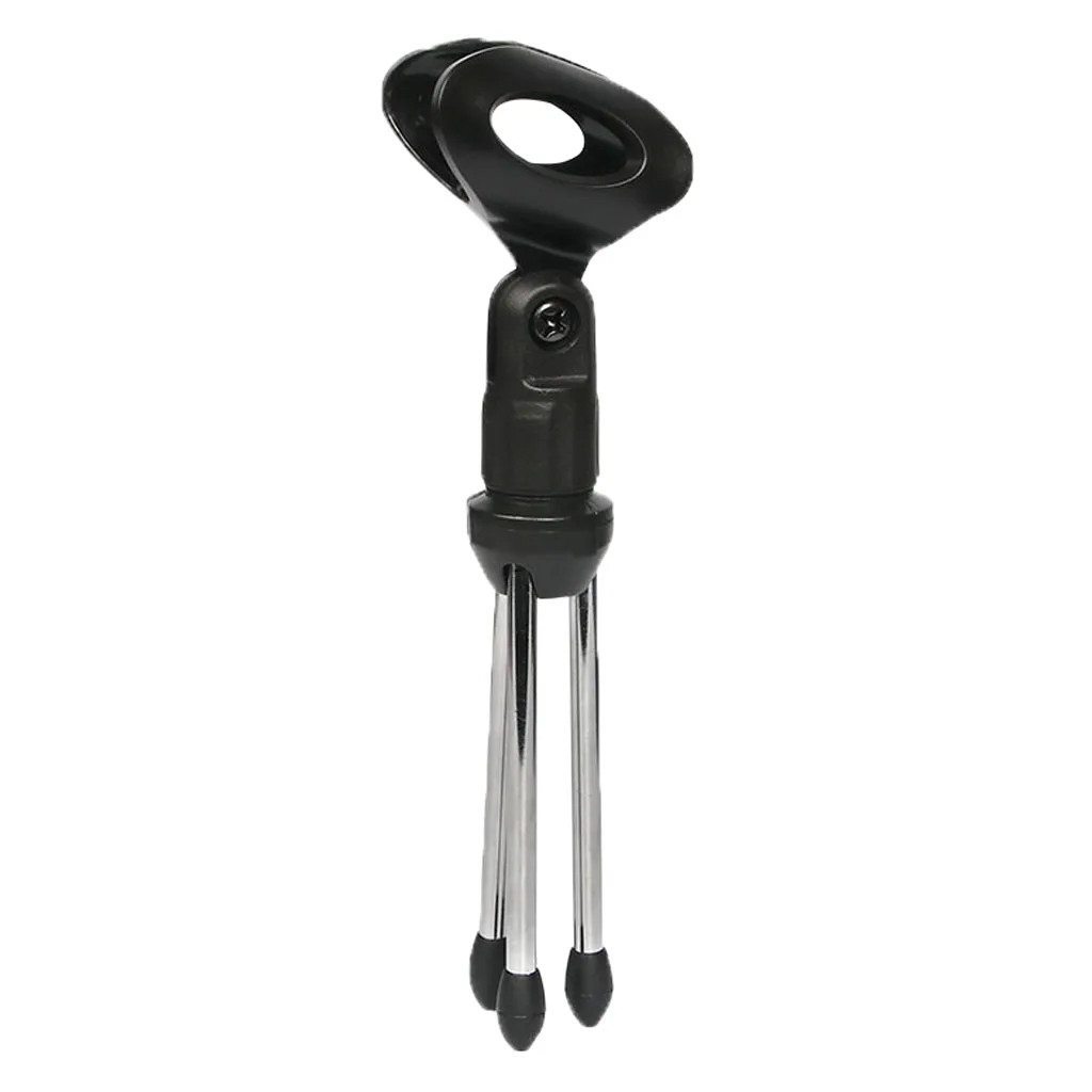 Регулируемый настольный микрофон с подставкой и зажимом для