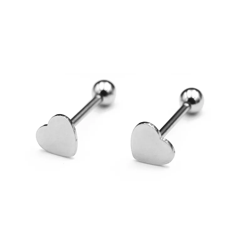 Из нержавеющей стали медвежьи имгае язык пирсинг сердечный ювелирные изделия