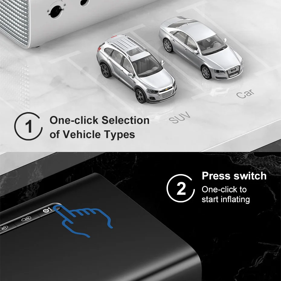 Baseus 12V Car Air Compressor Mini Tire Inflatable Pump For Car Electric Air Pump Compresor Portable Auto Pressure Tyre Inflator