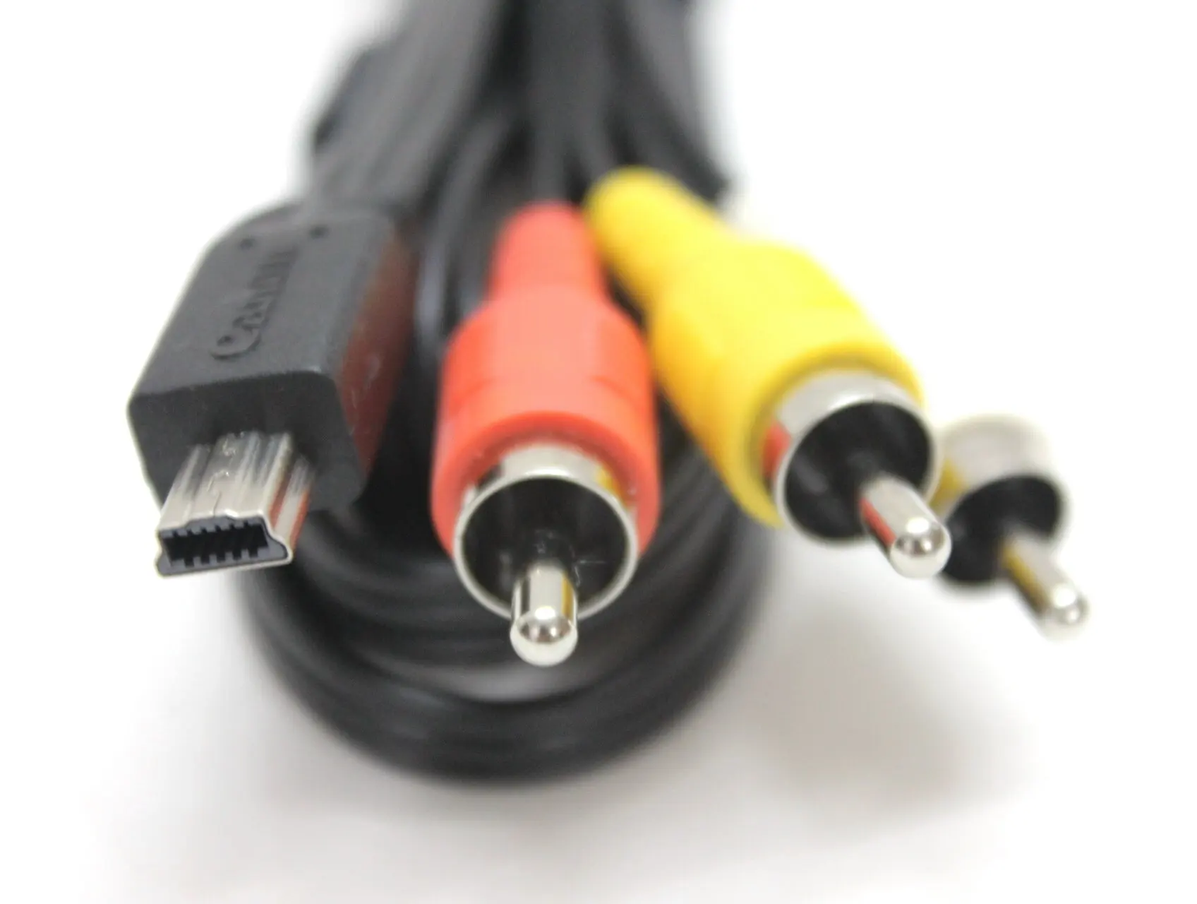 Двойной стерео AV-кабель для Canon AVC-DC400ST 5D 1D 60D 600D 550D T3i T4i S100 SD4500 320HS 500HS 520HS SX230HS SX260HS