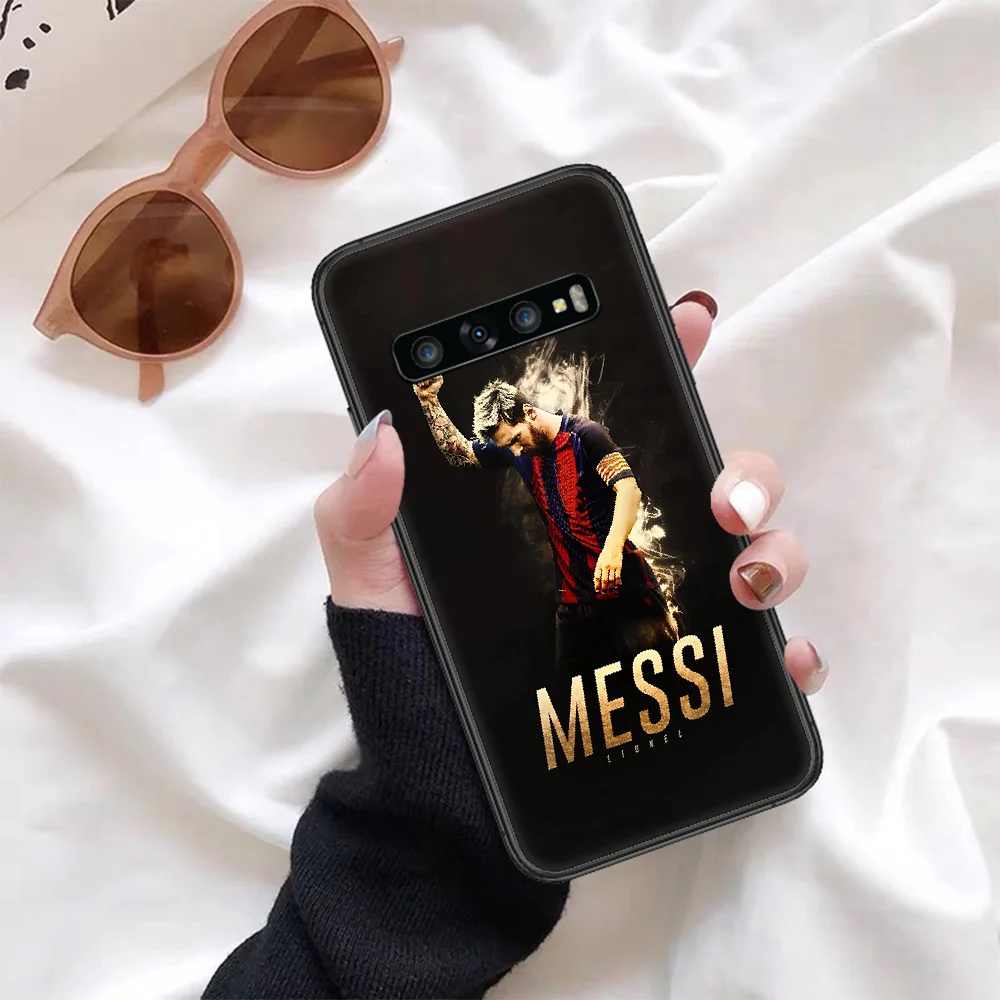 

Football Lionel Messi Phone Case For Samsung Galaxy Note S 8 9 10 20 Plus E Lite Uitra black Waterproof Silicone Cell Tpu