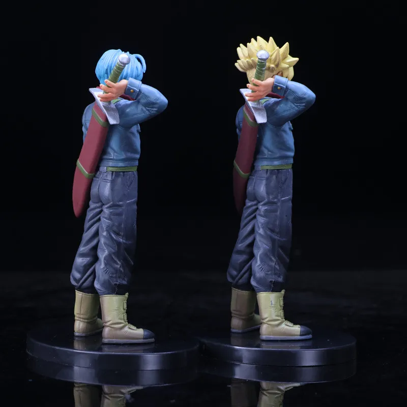 Драконий жемчуг Z Trunks меч для переноски в будущем Синий Золотой стиль волос