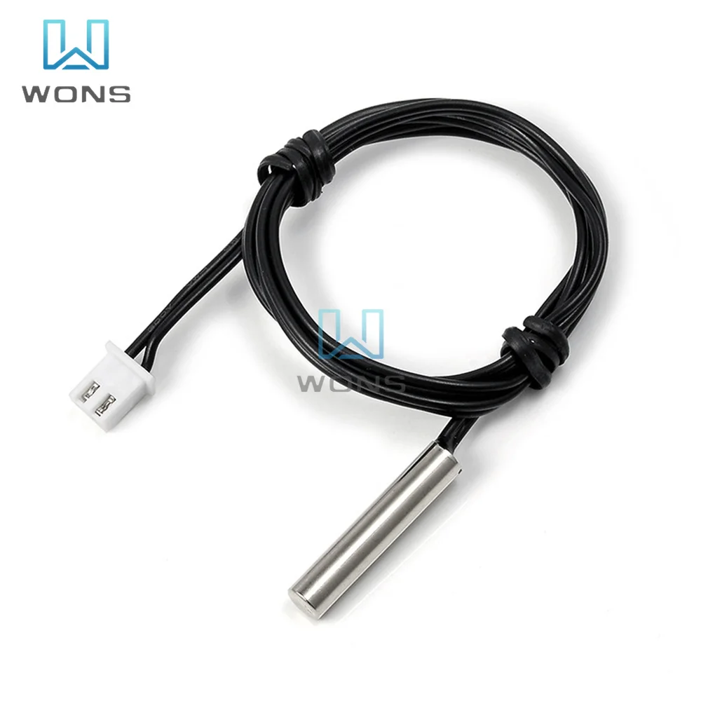 

10K 1% 3435 Waterproof cable temperature sensor probe 2.5 meters