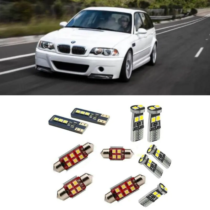 

Автомобильные аксессуары, яркий белый супер-яркий набор для BMW E46 Plus 6000K