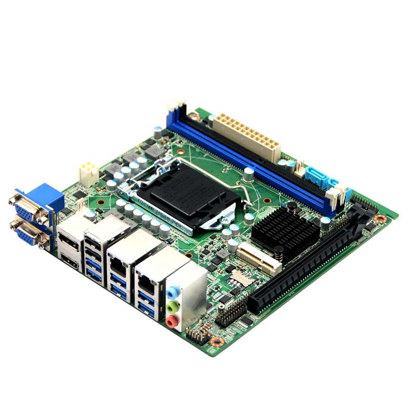 Материнская плата LGA1151 MINI ITX с двойной оперативной памятью DDR4 разъемом 10 com