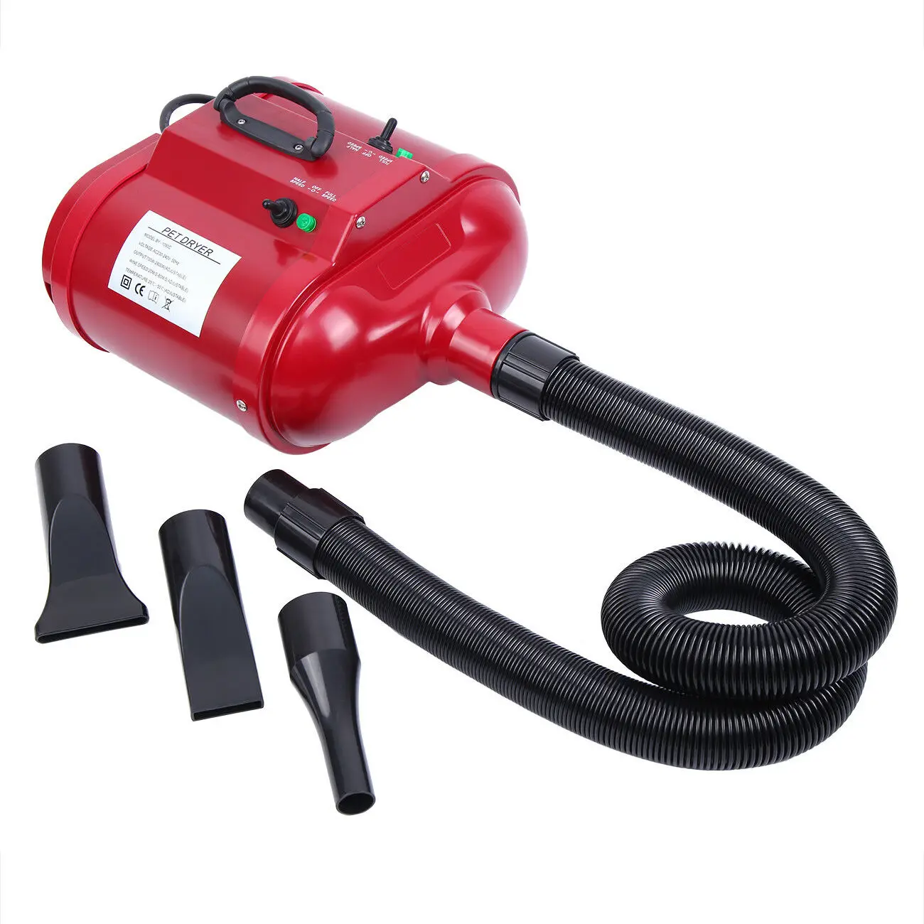 2800W Pet Hair Grooming Dryer Dog Water Blower Large Heater Blowing Drying Double Motor High Power Bath Special | Автомобили и