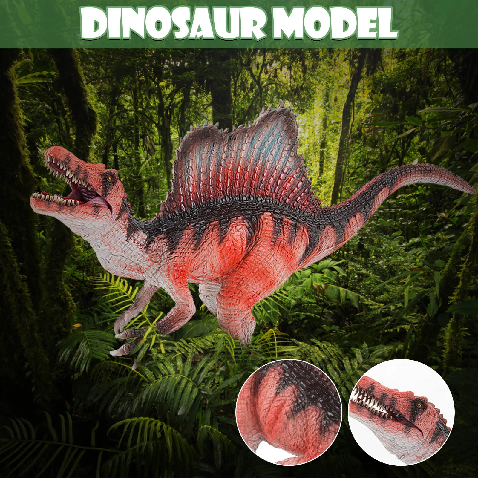 

Boy Gift Dinosaur Model Algeria Spinosaurus Dinosaur Animal World Child Model Toy Gift Toys Animal Figurines Toy Animal Model