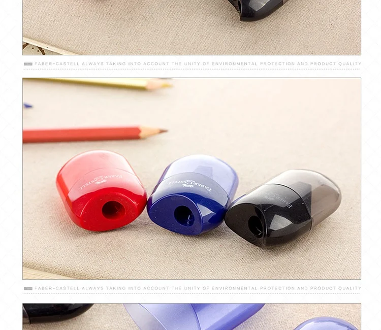 Faber Castell Милая точилка для карандашей Kawaii один/двойное отверстие точилка для карандашей Sacapuntas канцелярских принадлежностей детские школьные принадлежности 183502