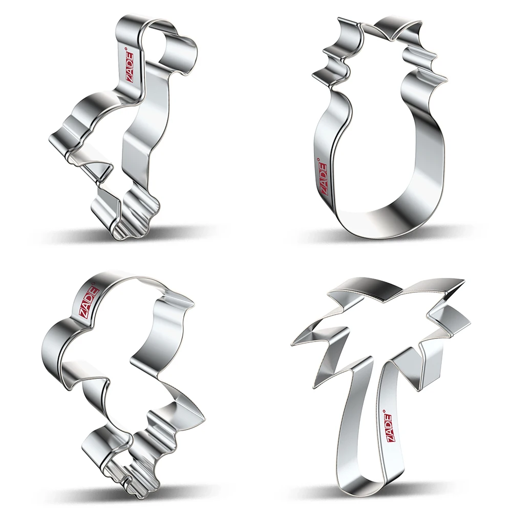 ZADE летний нож для торта и печенья фламинго кокосовое дерево Ананасовое