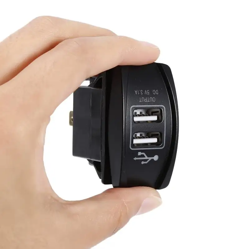 Универсальное автомобильное зарядное устройство с двумя USB-портами 12-24 В 3 1 А |