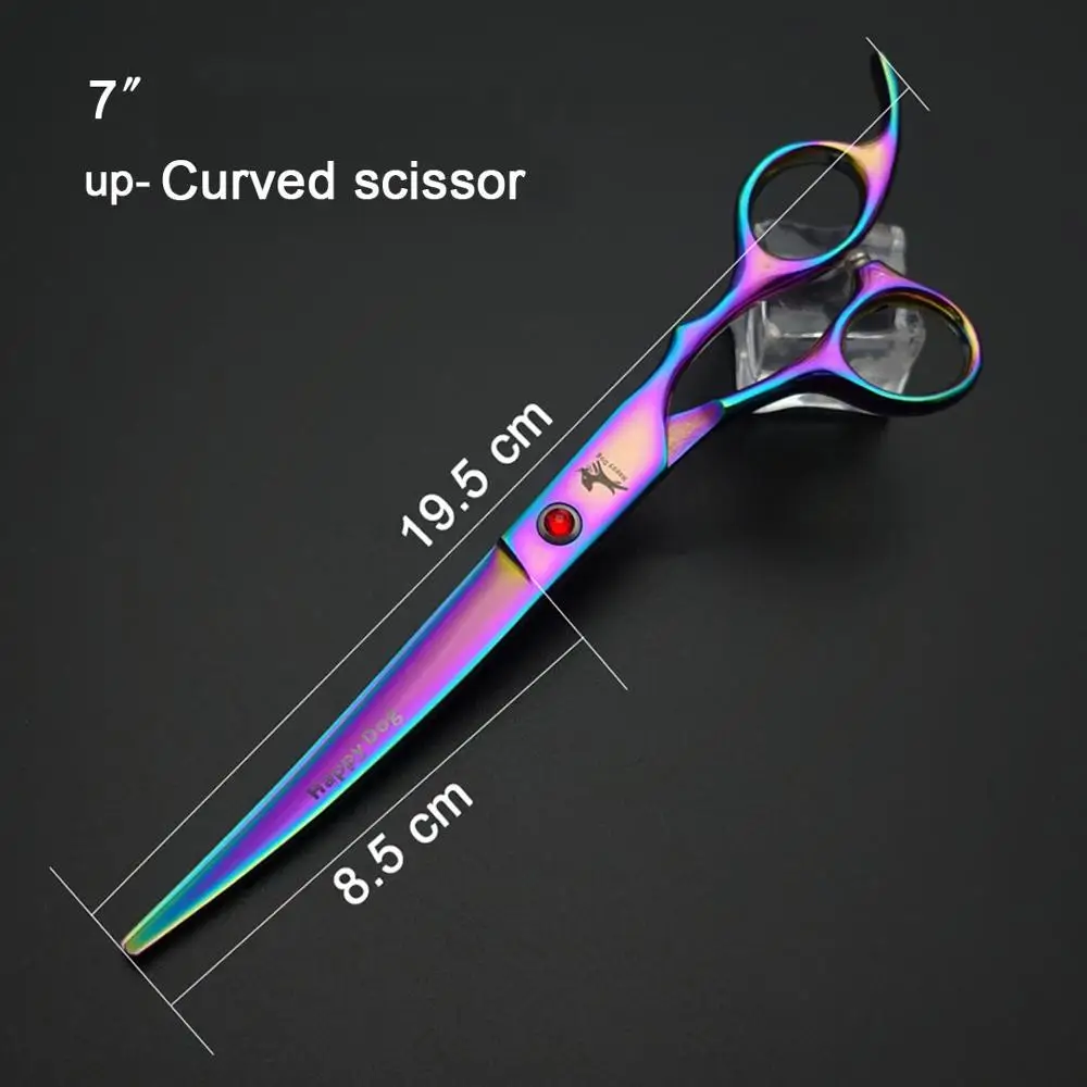 Набор профессиональных ножниц для ухода за домашними животными 7 дюймов прямые +