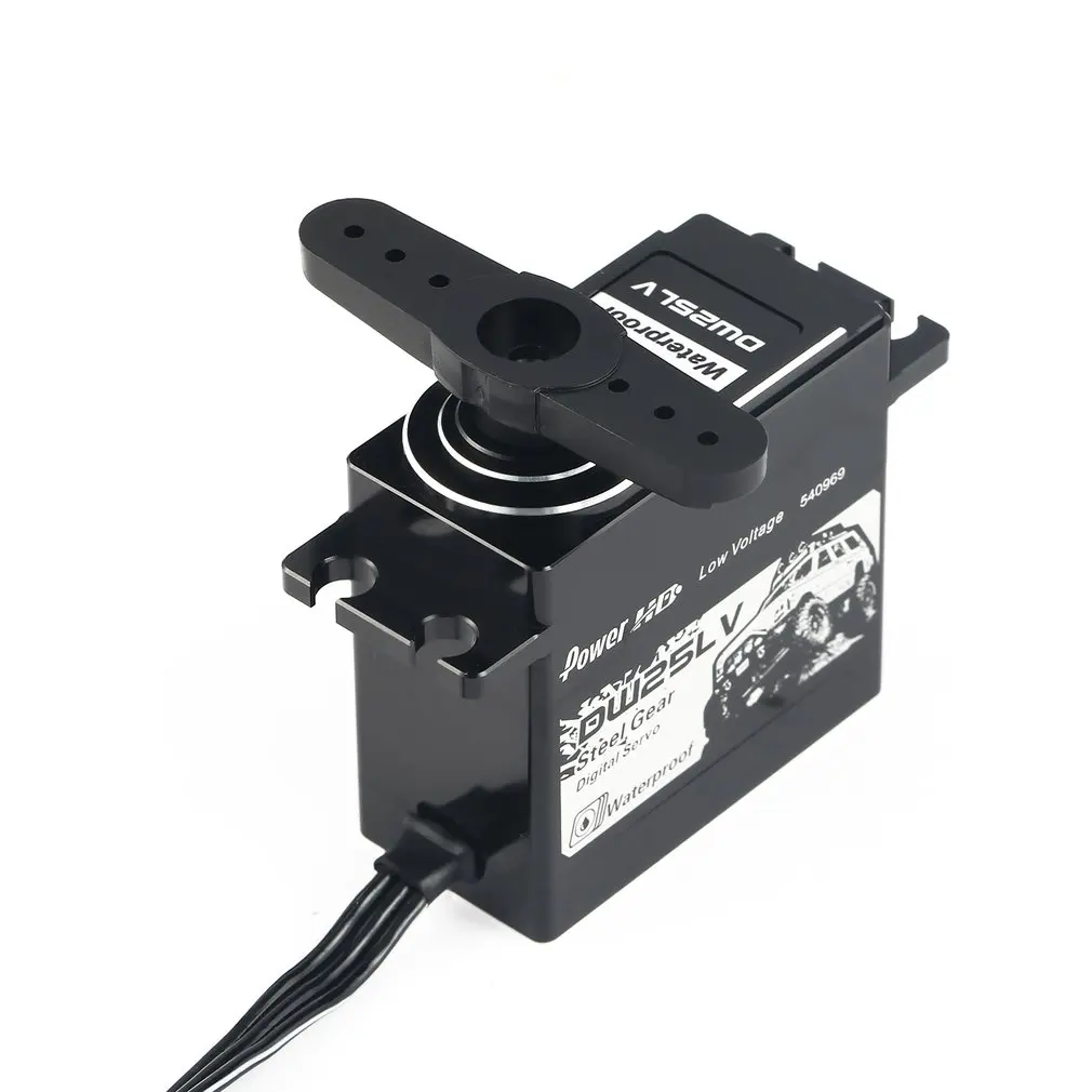 Фото Мощность HD DW-25LV Водонепроницаемая металлическая передача цифровая Coreless Servo с 25 кг Мощность HD DW-25LV Водонепроницаемая металлическая передача цифровая Coreless Servo с 25 кг