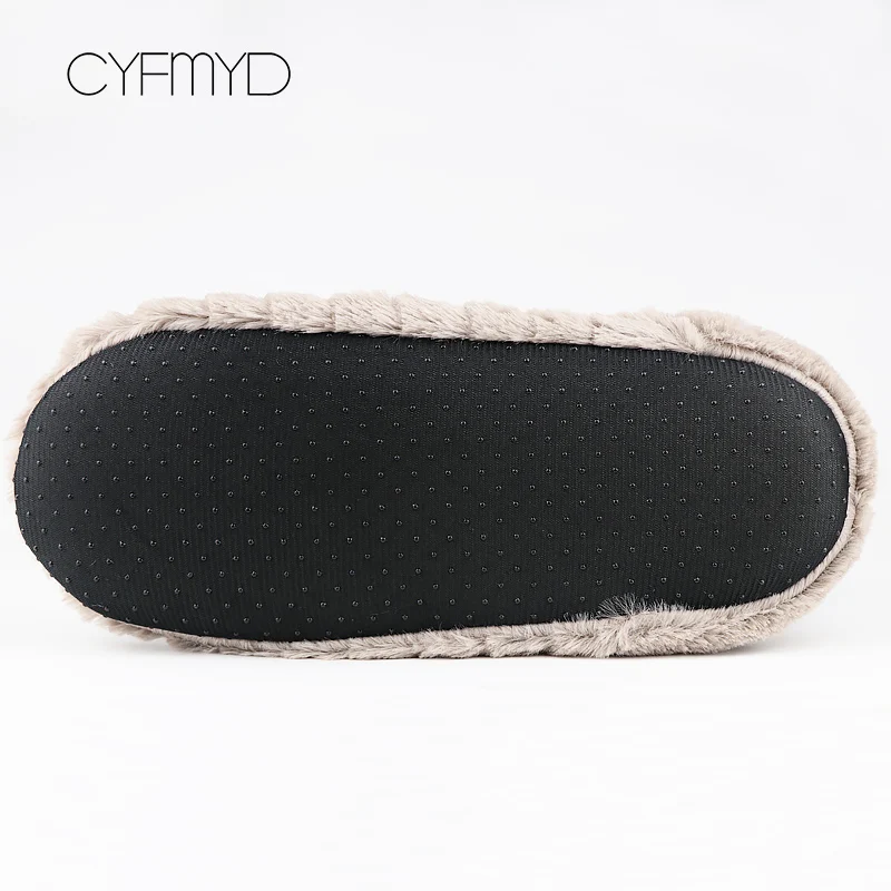 Women's Shoes Fur Slippers for Home 2022 Butterfly-knot Furry House Shoes Bedroom Slippers Girls Warm Soft Indoor Boots Slippers