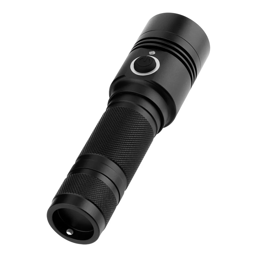 BORUiT YC21 светодиодный фонарик высокой мощности T6 1000lm факел 4-Mde Велосипедный свет мощность ful 18650 фонарь перезаряжаемый фонарь для охоты