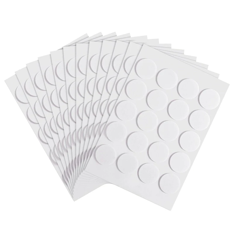 

600 Pieces Candle Wick Stickers Candle Making Sticker Heat Resistant Double-Sided Stickers for Candle DIY Making