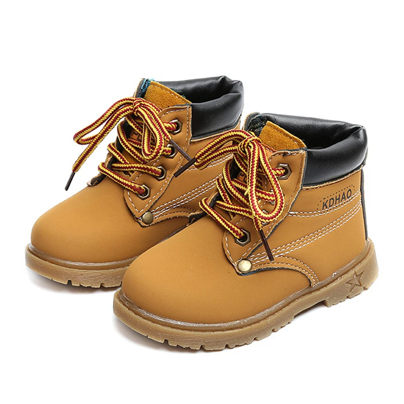 Детские ботинки с высоким берцем зимняя осенняя уличная прогулочная обувь