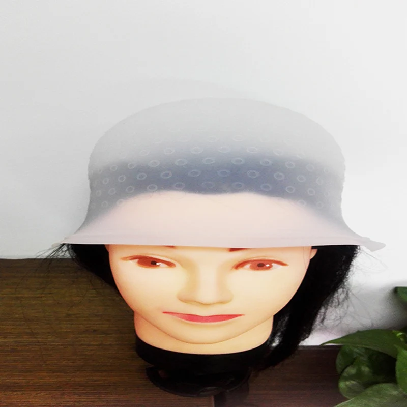 

3 Pcs Silicone Highlight Cap Reusable Hair Coloring Dye Cap for Women Girls Men Dyeing MPwell
