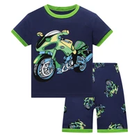 2021 new summer baby sleepwears top quality suits boys short pajamas children pyjamas rocket cartoon pijamas kids clothing set