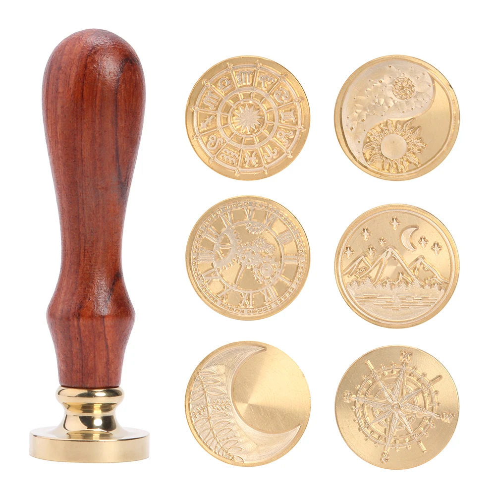 Ретро приглашение восковая печать штемпели DIY милый животный узор запечатывание