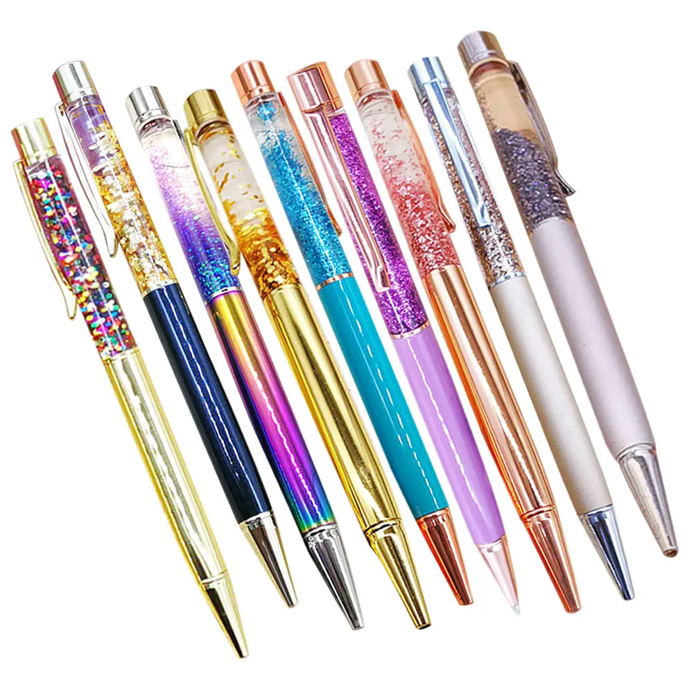 

Crystal Pen Diamond Ballpoint Pens Stationery Pen Oily lovely Multi-color Metal Pen Diamond Ballpoint Pens GDeals