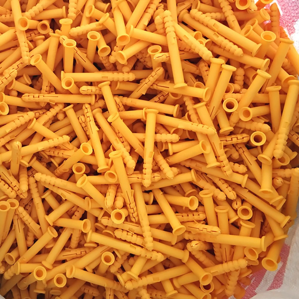 300 шт. Пластик Расширительная трубка трубы саморез анкеры стены сверлильный