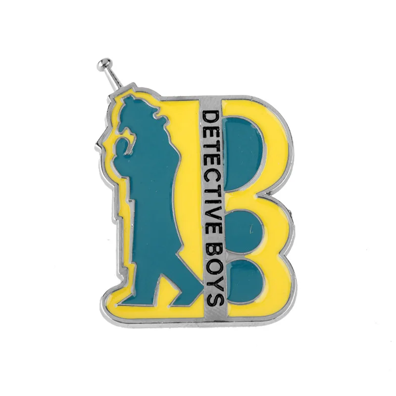 

1pcs Anime Detective Conan Communicator Cosplay Brooch Necklace Keychain Anime Pin Props Badges Halloween Cosplay Accessories