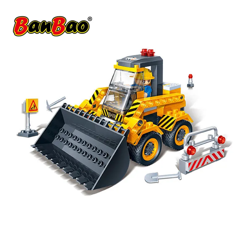 BanBao 8539 Строительные строительные блоки Обучающие кирпичи модель строительная