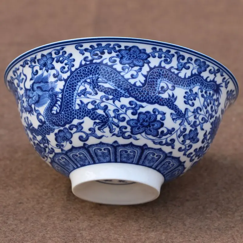 Фарфор Цзиндэчжэнь античный фарфор украшение для дома Минг и Цин сине-белая