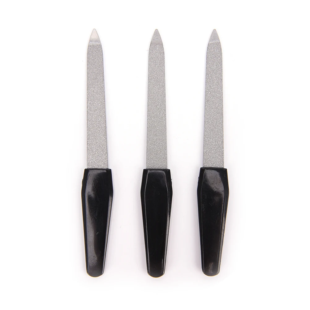 

Dual Sided Stainless Steel Nail File Buffer Professional PC SET Nail File Set Scrub Metal Nail Arts Tools