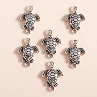 20pcslot 1421mm trendy animals sea turtle charms connector fit necklaces pendants bracelets handmade diy jewelry accessories