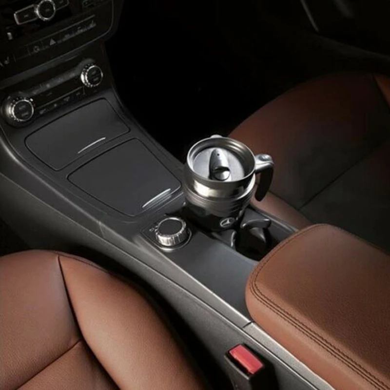 car front centre console water drink cup holder bracket for mercedes benz w176 w117 c117 x156 gla cla a1766800591 free global shipping