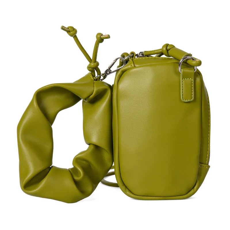 

New Fashion Solid Color Mini Phone Bag Detachable Wristband Design Cute Shoulder Bag Crossbody Bag for Women/girls Daily