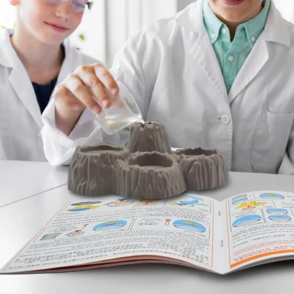1Set Science Kit Interesting Patience Cultivation Fine Workmanship Volcano Experiment Toy Education Toys For Kids Gift |