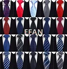 Галстук мужской классический, 8 см, узкие галстуки