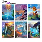 Ever Moment Алмазная краска для женщин, алмазная краска 5D, сделай сам, смоляные дрели, оптовая продажа, стразы, картина, искусство, подарки, наборы, ASF2208