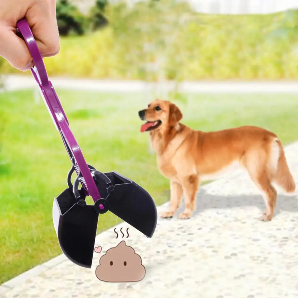 

Random Color 1 Pc Durable Pet Supplies Accessories Pet Dog Poop Scooper Pickup Clip Yard Cleaning Shovel Tool