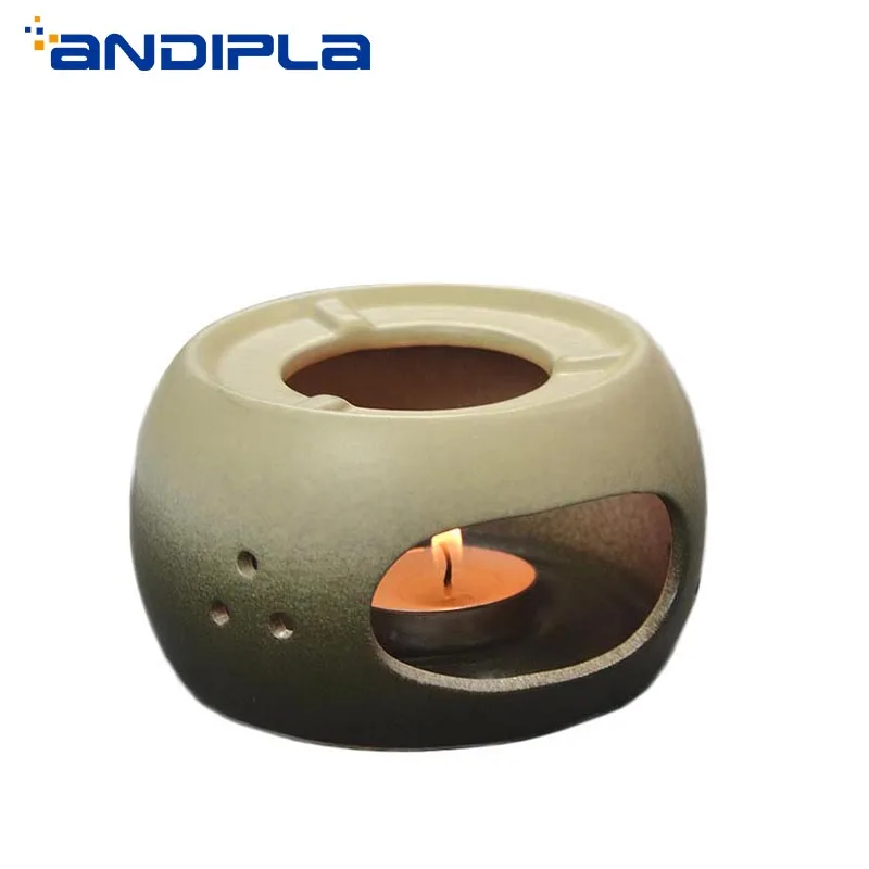 Винтажный грубая керамика чайный набор горшок чайная чашка нагрев свечи