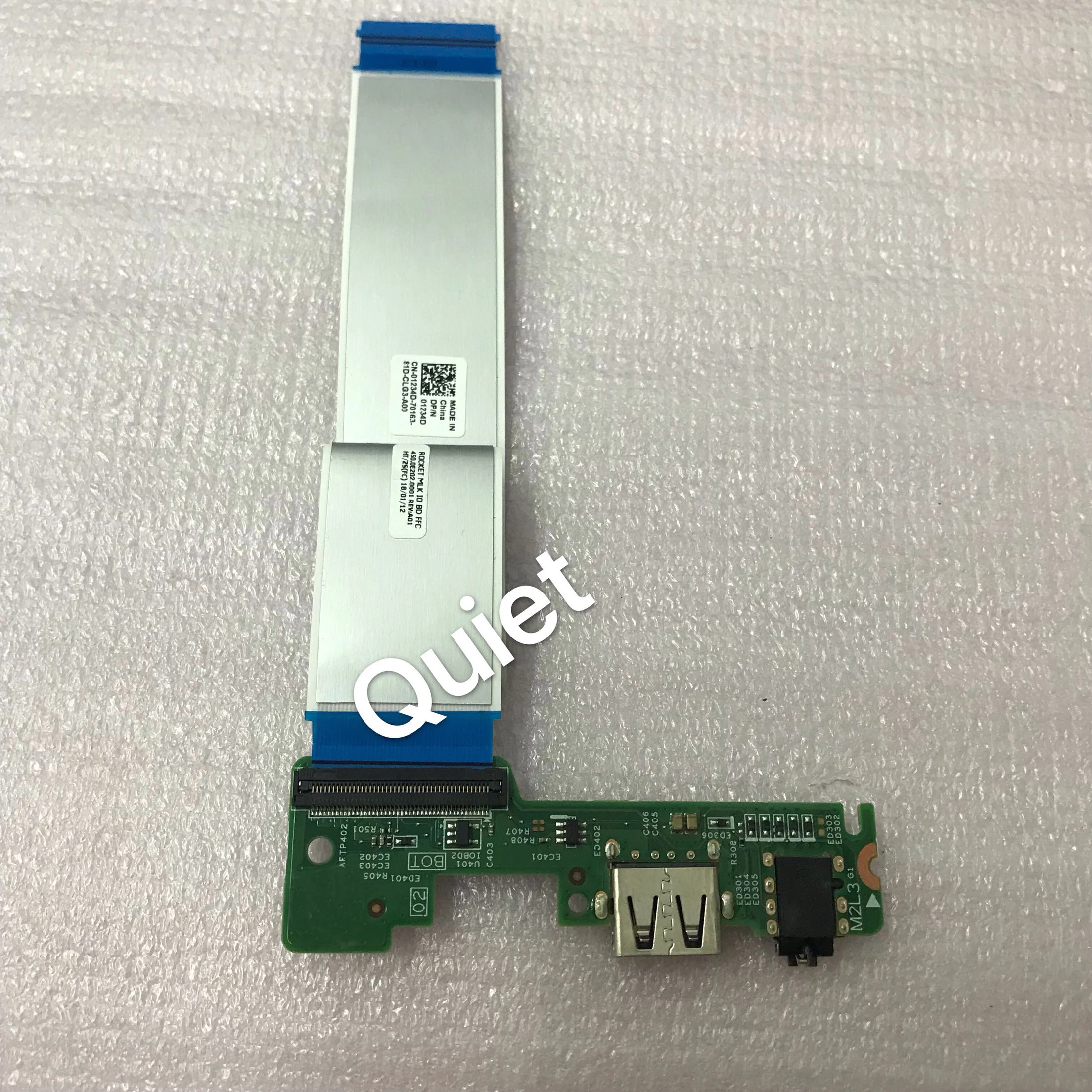 

Free Shipping FOR Dell Inspiron 11 3180 P24T Laptop USB Audio Board w/ Cable 06WY88 6WY88 3WDK9 03WDK9 test good