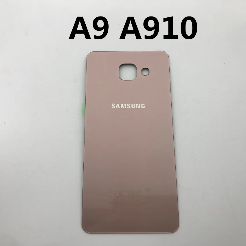 Для samsung Galaxy A3 A310 A5 A510 A7 A710 задняя крышка батарейный чехол 3D стекло задняя крышка корпус крышка задняя дверь чехол Замена - Цвет: A910 rose gold