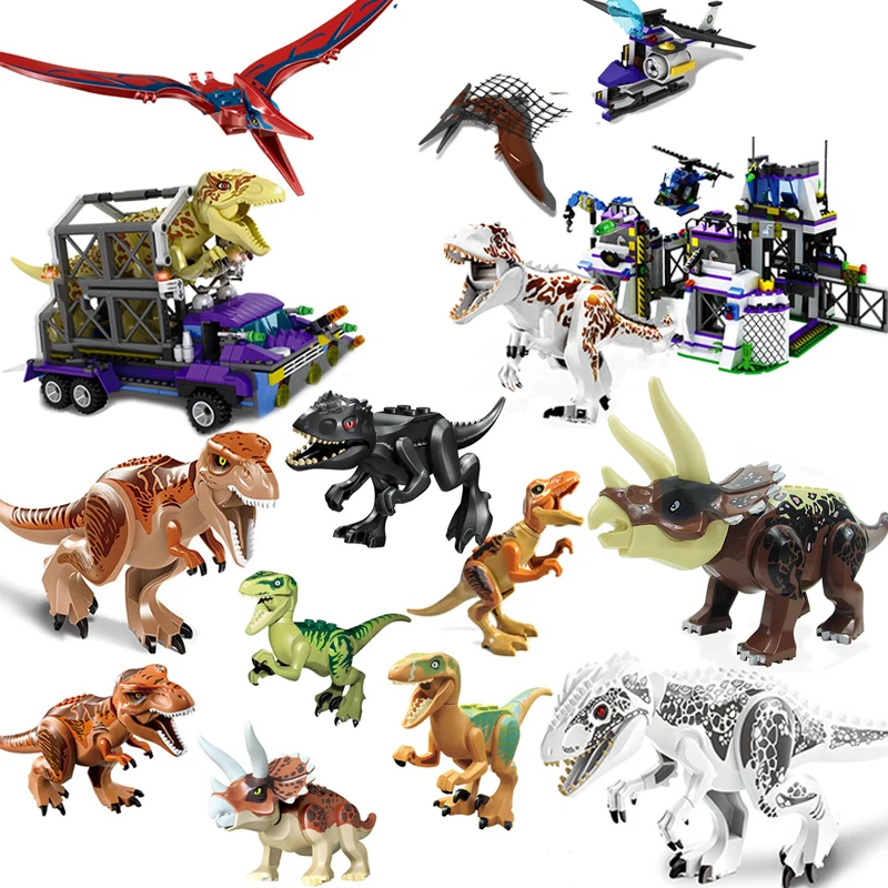Конструктор Парк Юрского периода набор моделей динозавров трекер Рекса