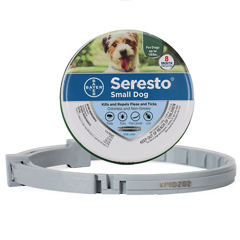 Ошейник для собак кошек 8 месяцев ошейник предотвращения блох и клещей комаров