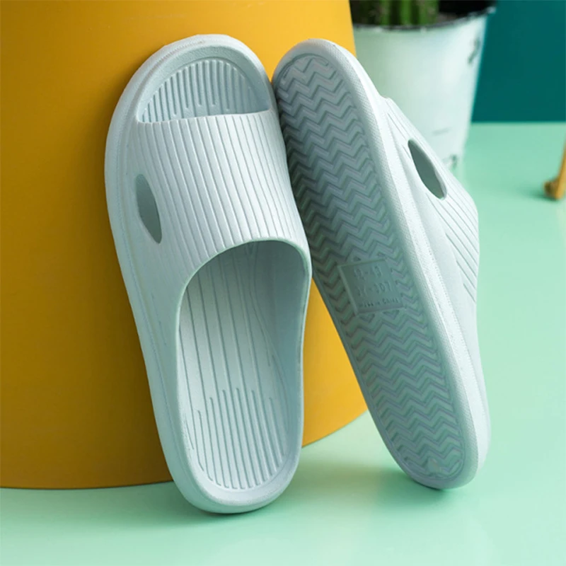 

2021 Summer Indoor Eva Flip Flops Couple Non-slip Bathroom Home Slippers Women Indoor Slippers Floor Flat Shoes
