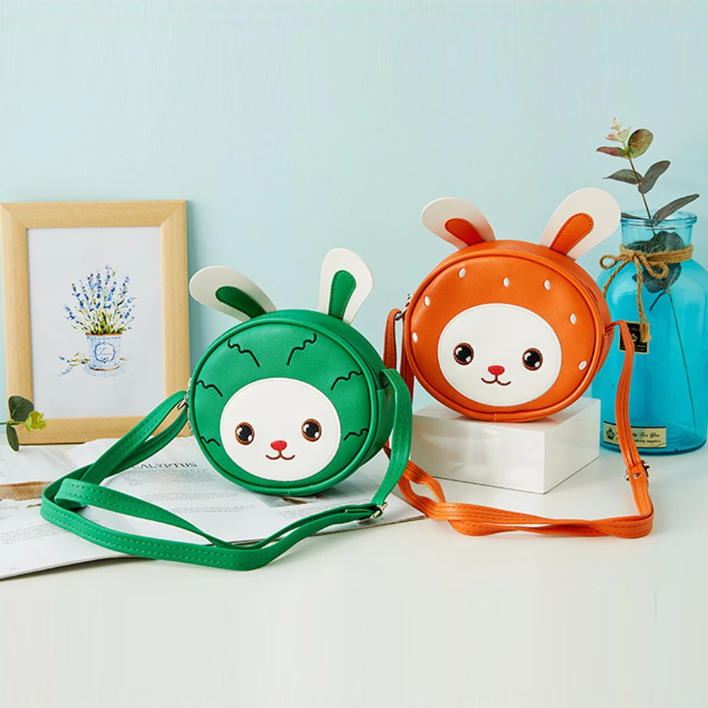 

Kids Handbag Children PU Leather Wallet Messenger Bag Cute Cartoon Baby Girls Cute Shoulder Bags Gift For 3-6 Years