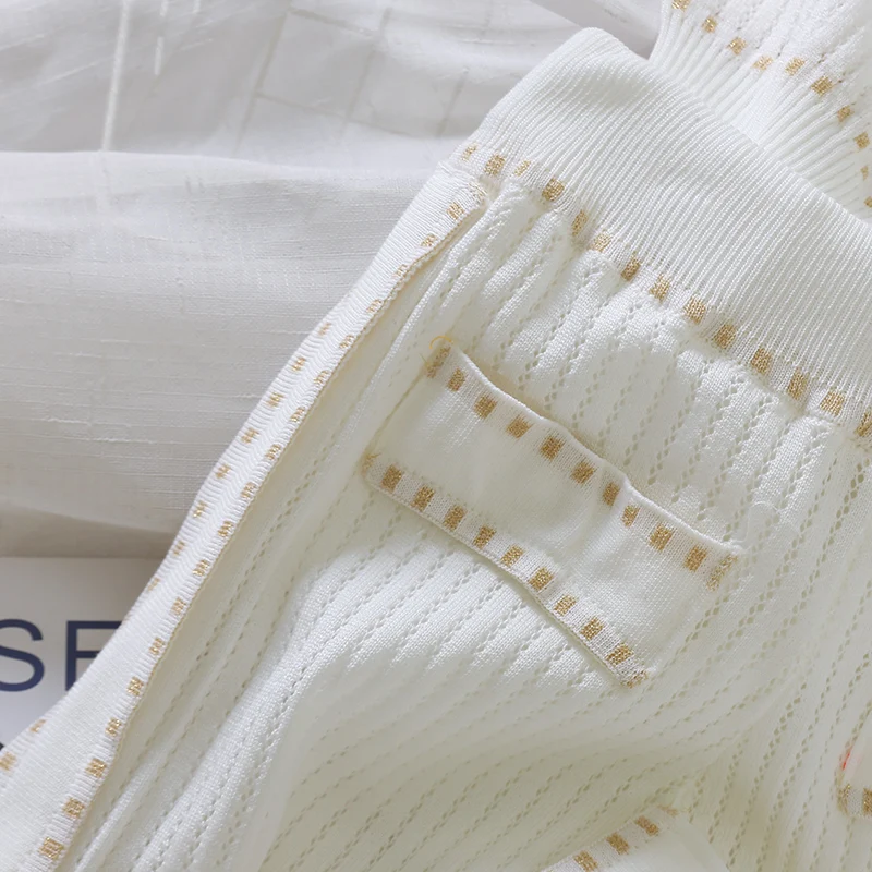 Новинка 2021 женская одежда весенне-летний комплект из двух предметов вязаная