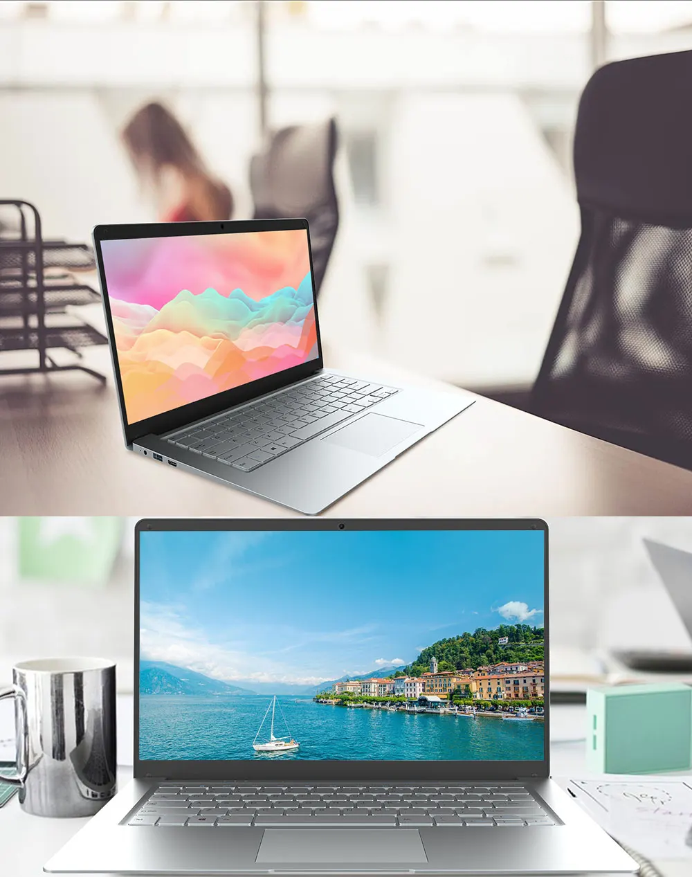 Jumper EZbook A5 14 дюймов ноутбук 1080P FHD Intel Cherry Trail Z8350 четырехъядерный ноутбук 1,44 ГГц Windows 10 4 Гб LPDDR3 64 Гб eMMC EU