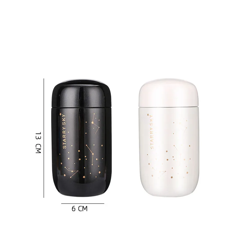 

Portable Thermos Mug Stainless Steel Water Bottle Portable Thermos Bottle Mini Creative Cup For Couple Student Travel Mug