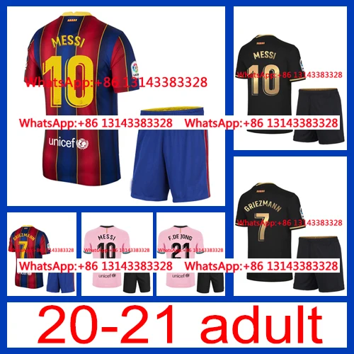 

20-21 Send fast Barcelonaes custom Top Thai Best quality adult Top shirt +sock Set 2020 Best sale 2021 Free shipping